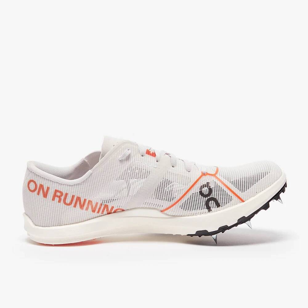 NEW ON women's cloudspike xc running shoes in frost white